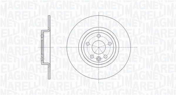 MAGNETI MARELLI Féktárcsa, mind MBD0666_MM