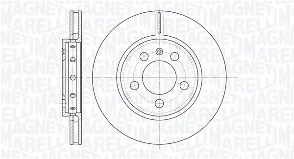 MAGNETI MARELLI Féktárcsa, mind MBD0669_MM