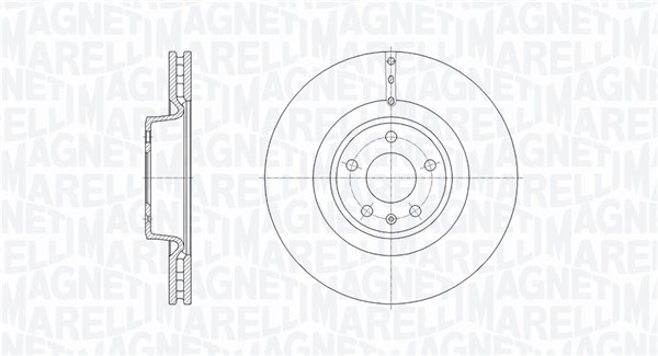 MAGNETI MARELLI Féktárcsa, mind MBD0670_MM