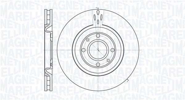 MAGNETI MARELLI Féktárcsa, mind MBD0673_MM