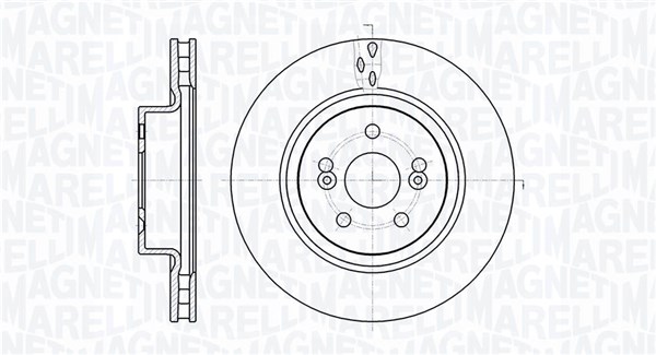 MAGNETI MARELLI Féktárcsa, mind MBD0675_MM