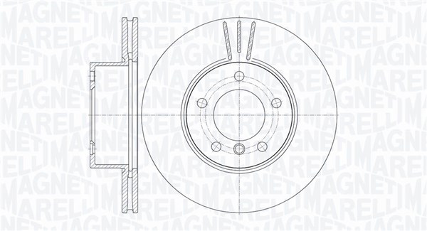 MAGNETI MARELLI Féktárcsa, mind MBD0678_MM