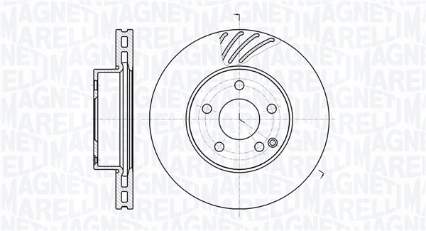 MAGNETI MARELLI Féktárcsa, mind MBD0680_MM