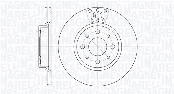 MAGNETI MARELLI Féktárcsa, mind MBD0682_MM