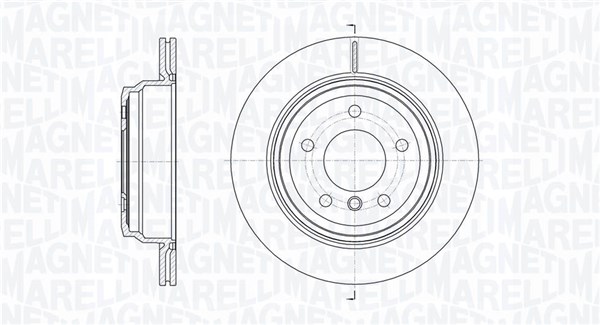 MAGNETI MARELLI Féktárcsa, mind MBD0686_MM