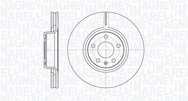 MAGNETI MARELLI Féktárcsa, mind MBD0687_MM