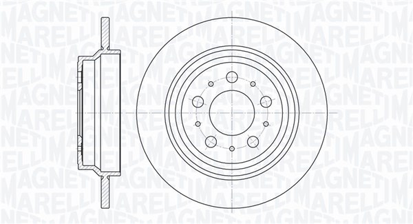 MAGNETI MARELLI Féktárcsa, mind MBD0692_MM