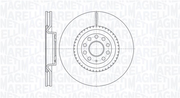 MAGNETI MARELLI Féktárcsa, mind MBD0697_MM