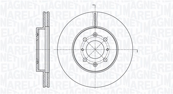 MAGNETI MARELLI Féktárcsa, mind MBD0701_MM