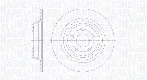 MAGNETI MARELLI Féktárcsa, mind MBD0702_MM