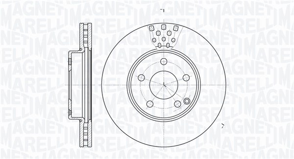 MAGNETI MARELLI Féktárcsa, mind MBD0703_MM