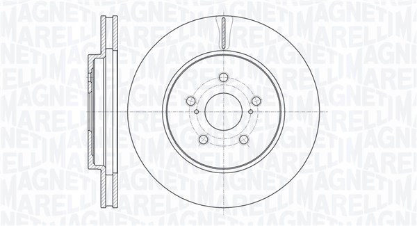 MAGNETI MARELLI Féktárcsa, mind MBD0705_MM