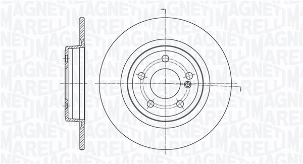 MAGNETI MARELLI Féktárcsa, mind MBD0707_MM