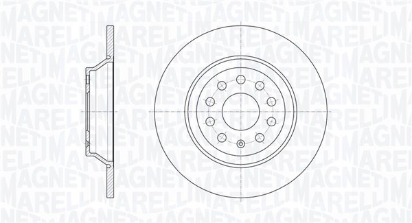 MAGNETI MARELLI Féktárcsa, mind MBD0708_MM