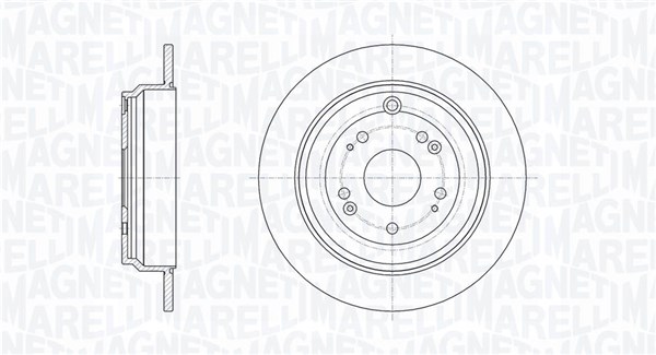 MAGNETI MARELLI Féktárcsa, mind MBD0709_MM