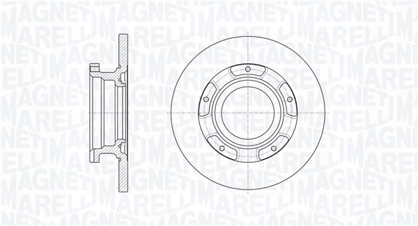 MAGNETI MARELLI Féktárcsa, mind MBD0710_MM