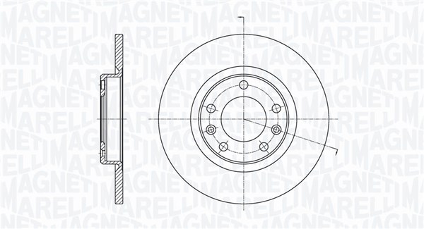 MAGNETI MARELLI Féktárcsa, mind MBD0711_MM