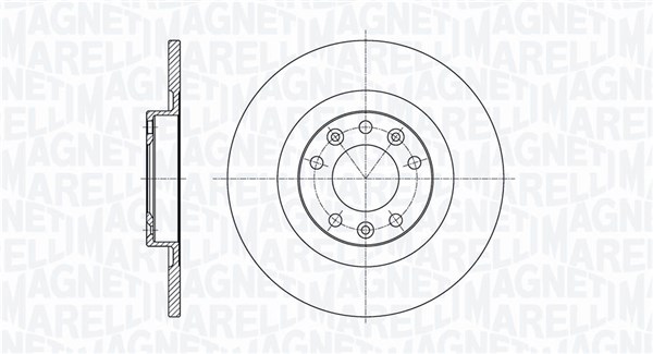 MAGNETI MARELLI Féktárcsa, mind MBD0712_MM