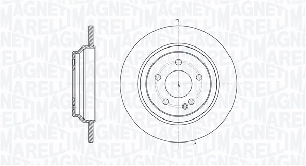 MAGNETI MARELLI Féktárcsa, mind MBD0715_MM