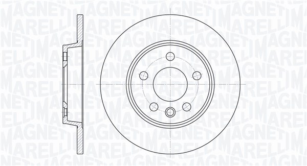 MAGNETI MARELLI Féktárcsa, mind MBD0717_MM