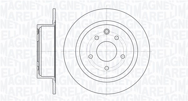 MAGNETI MARELLI Féktárcsa, mind MBD0719_MM