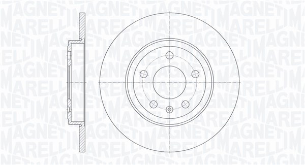 MAGNETI MARELLI Féktárcsa, mind MBD0721_MM