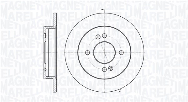 MAGNETI MARELLI Féktárcsa, mind MBD0722_MM