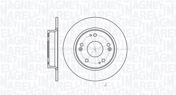 MAGNETI MARELLI Féktárcsa, mind MBD0723_MM