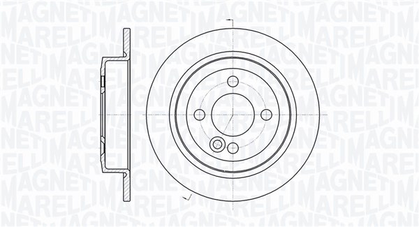 MAGNETI MARELLI Féktárcsa, mind MBD0725_MM