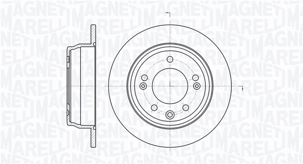 MAGNETI MARELLI Féktárcsa, mind MBD0726_MM