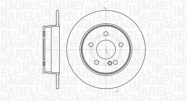 MAGNETI MARELLI Féktárcsa, mind MBD0727_MM