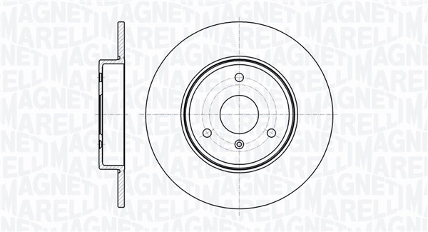 MAGNETI MARELLI Féktárcsa, mind MBD0729_MM