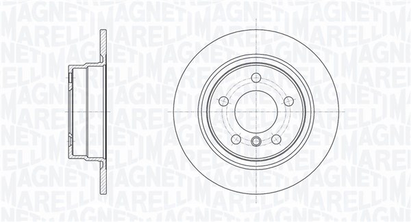 MAGNETI MARELLI Féktárcsa, mind MBD0733_MM