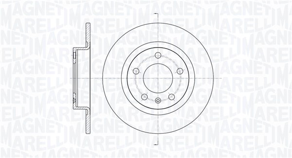 MAGNETI MARELLI Féktárcsa, mind MBD0734_MM