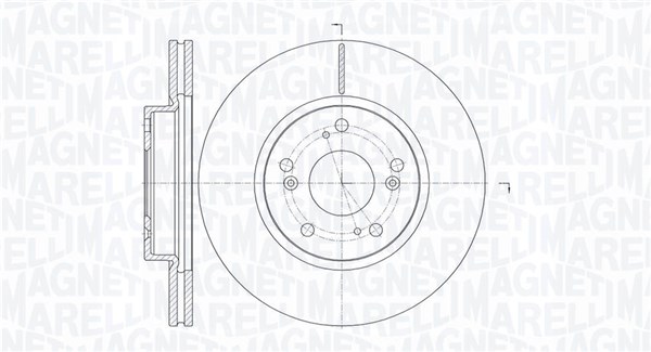 MAGNETI MARELLI Féktárcsa, mind MBD0737_MM