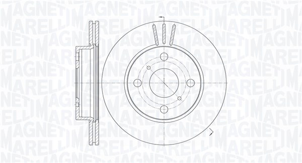 MAGNETI MARELLI Féktárcsa, mind MBD0738_MM