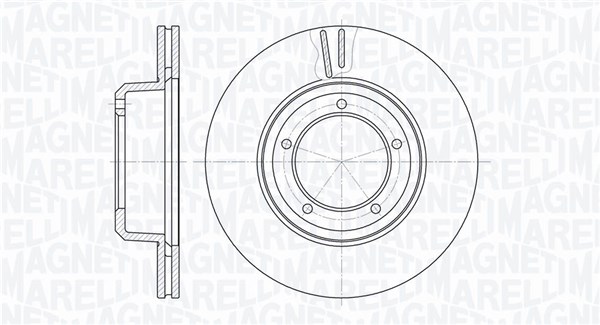 MAGNETI MARELLI Féktárcsa, mind MBD0740_MM