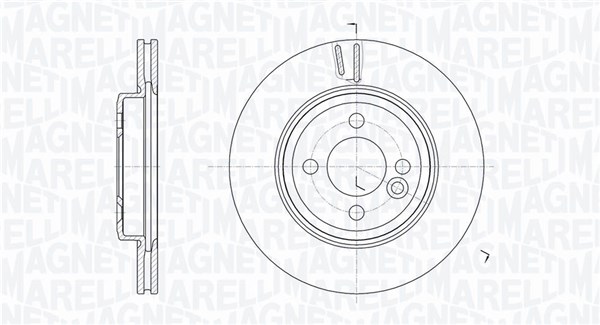 MAGNETI MARELLI Féktárcsa, mind MBD0741_MM