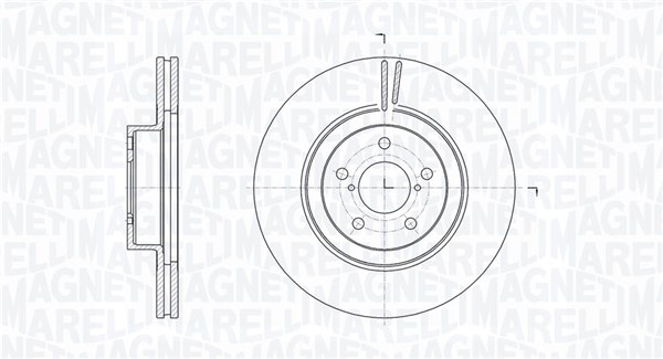 MAGNETI MARELLI Féktárcsa, mind MBD0743_MM