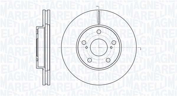 MAGNETI MARELLI Féktárcsa, mind MBD0744_MM