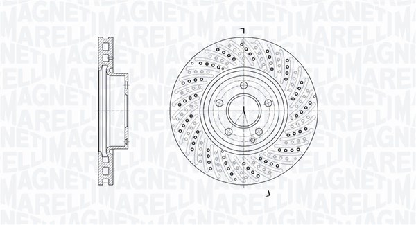 MAGNETI MARELLI Féktárcsa, mind MBD0747_MM