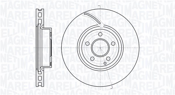 MAGNETI MARELLI Féktárcsa, mind MBD0748_MM