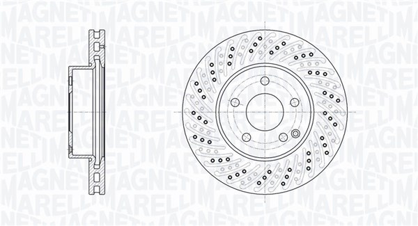 MAGNETI MARELLI Féktárcsa, mind MBD0749_MM