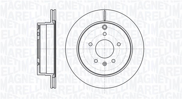 MAGNETI MARELLI Féktárcsa, mind MBD0750_MM