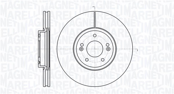 MAGNETI MARELLI Féktárcsa, mind MBD0752_MM