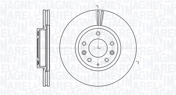 MAGNETI MARELLI Féktárcsa, mind MBD0754_MM