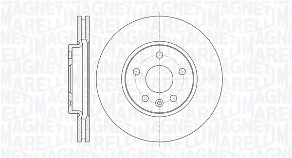 MAGNETI MARELLI Féktárcsa, mind MBD0756_MM