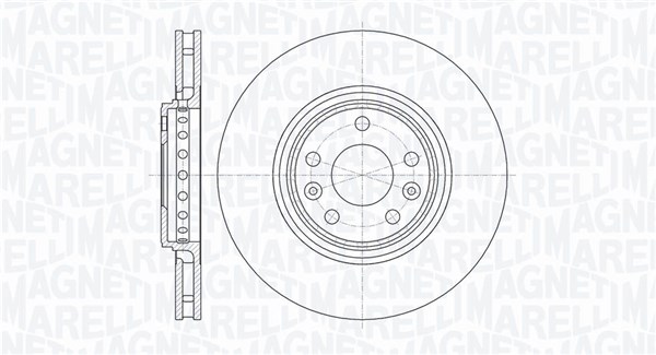 MAGNETI MARELLI Féktárcsa, mind MBD0757_MM