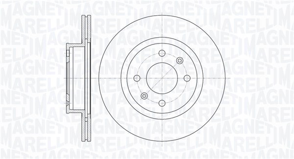 MAGNETI MARELLI Féktárcsa, mind MBD0758_MM