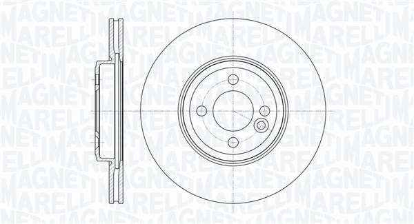 MAGNETI MARELLI Féktárcsa, mind MBD0759_MM